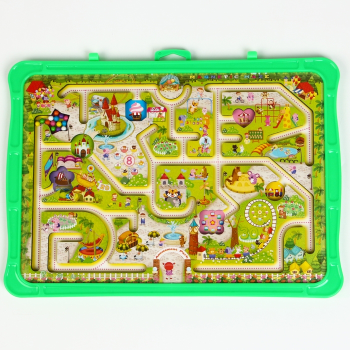 Игровой набор лабиринт &laquo;Летний парк&raquo;, маркерная доска, 2 &times; 36 &times; 27,5 см