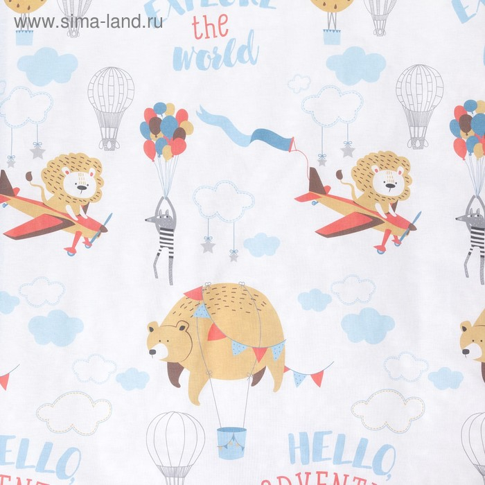 Постельное белье "Этель" 1.5 сп Авиатор 143х215 см, 150х214 см, 50х70 см -1 шт,100% хлопок, бязь