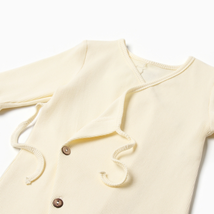 Комбинезон детский MINAKU: Basic Line BABY, цвет молочный, рост 80-86