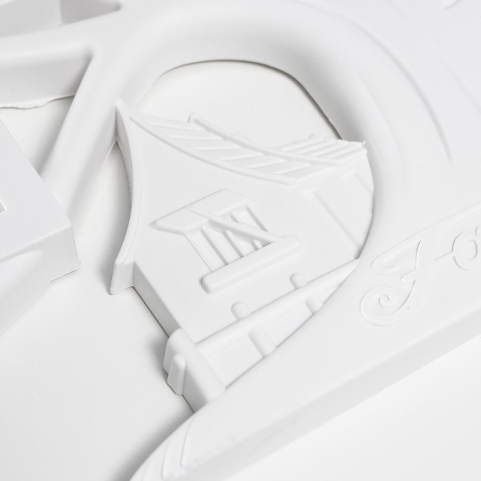 Фоторамка пластик на 12 фото 10х10, 10х15, 15х20 см "Семейное дерево" белая 58х82 см