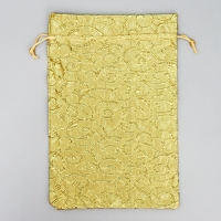 Мешочек подарочный парча «С Новым Годом», 20 х 30 см +/- 1.5 см, Новый год Мешочек подарочный парча «С Новым Годом», 20 х 30 см +/- 1.5 см, Новый год