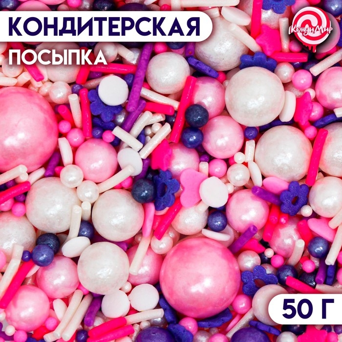 Кондитерская посыпка &laquo;Время для счастья&raquo;, 50 г
