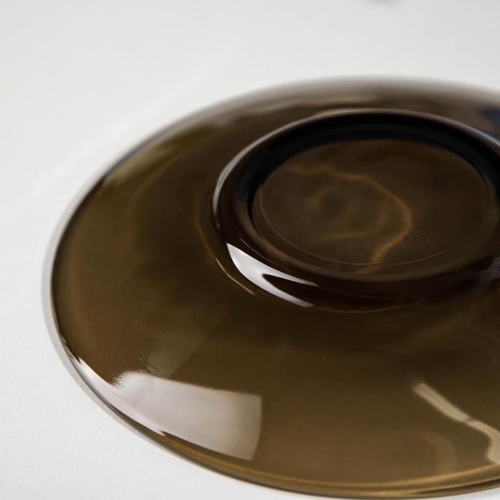 Блюдце стеклянное &laquo;С добрым утром&raquo;, d=13 см