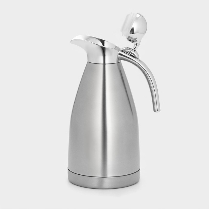 Кофейник из нержавеющей стали «Шеф», 1,5 л, цвет хромированный Кофейник из нержавеющей стали «Шеф», 1,5 л, цвет хромированный