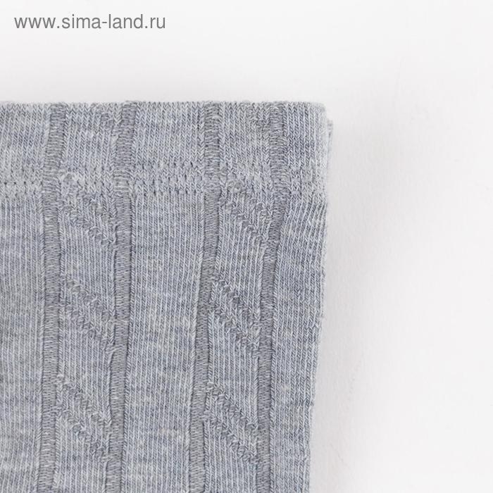 Леггинсы детские, цвет серый, рост 134-140