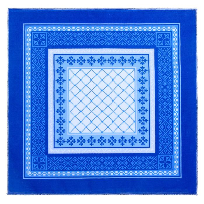 Мужские носовые платки Мужские носовые платки "Этель" размер 30х30 см, (набор 12 шт,), цвет синий, рисунок МИКС