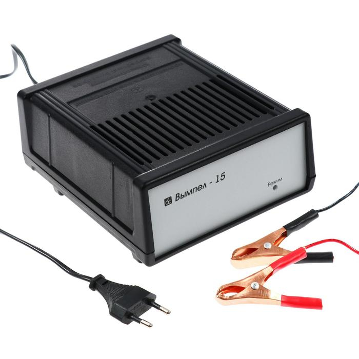 Зарядно-предпусковое устройство АКБ Вымпел-15, 7 А, 12 В, до 100 Ач, 12 В Зарядно-предпусковое устройство АКБ Вымпел-15, 7 А, 12 В, до 100 Ач, 12 В