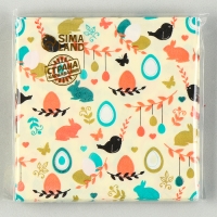 Салфетки бумажные «Пасха» 25х25 см, набор 20 шт. Салфетки бумажные «Пасха» 25х25 см, набор 20 шт.