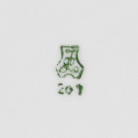 Тарелка фарфоровая &laquo;Медведь&raquo;, d=24 см, белая