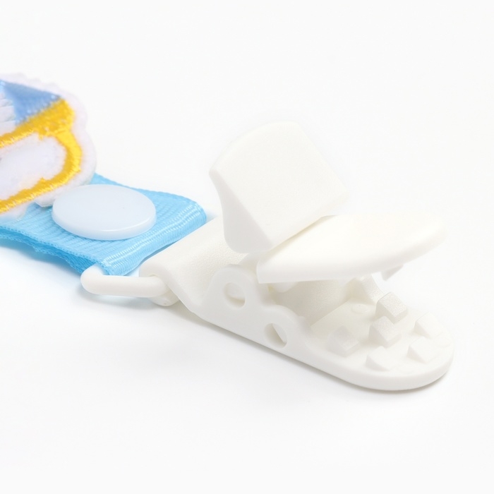 Держатель для соски - пустышки «Счастливый малыш», на ленте Держатель для соски - пустышки «Счастливый малыш», на ленте