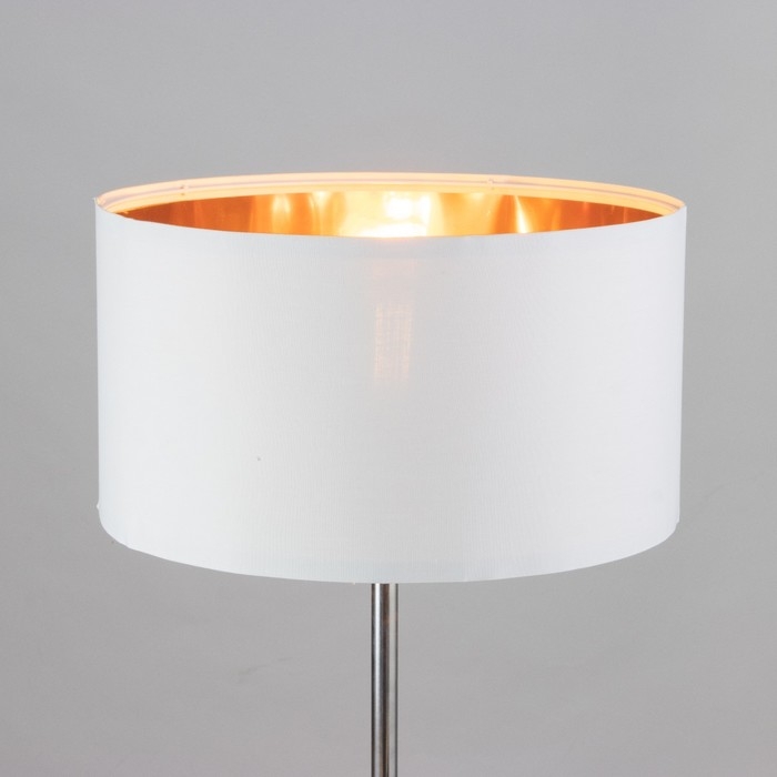 Абажур для торшера Абажур для торшера "Классика" Е27 белый золото 40х40х22см