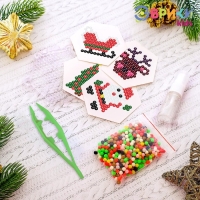 Аквамозаика &laquo;Новый год&raquo;, 4 фигурки