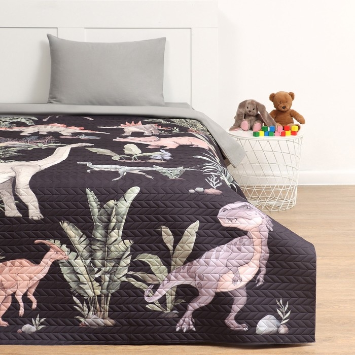 Покрывало "Этель" 1,5 сп Юрский период , 145*210&plusmn;5 см, микрофибра