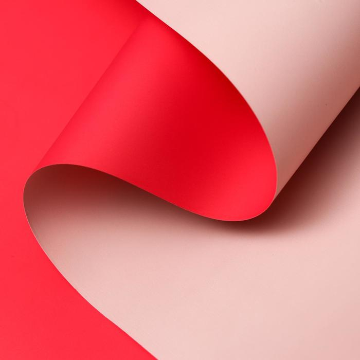 Пленка матовая, красный, пастельный, 0.58 х 10 м Пленка матовая, красный, пастельный, 0.58 х 10 м