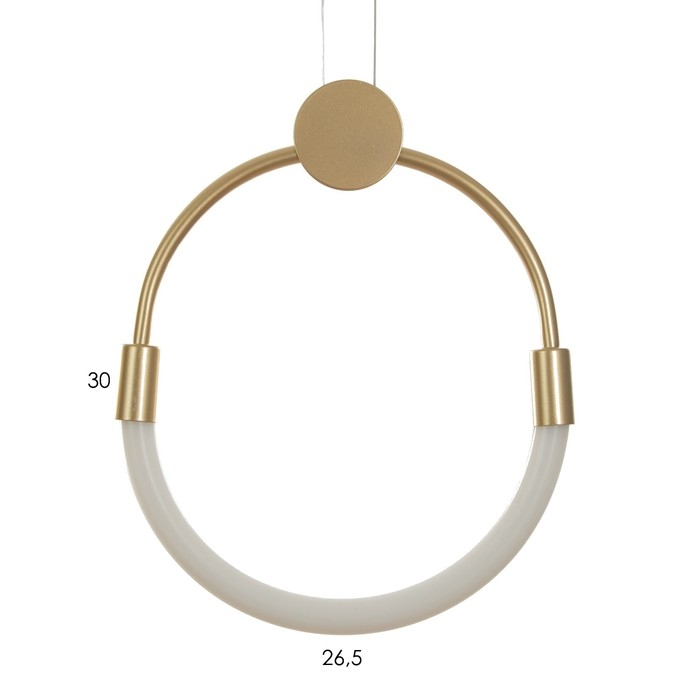 Светильник Светильник "Кольца" 7хLED 75Вт 3000К золото 135х50 см