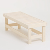 Скамейка "Топчан" 120х40х45 см лиственные породы, Экстра Скамейка "Топчан" 120х40х45 см лиственные породы, Экстра