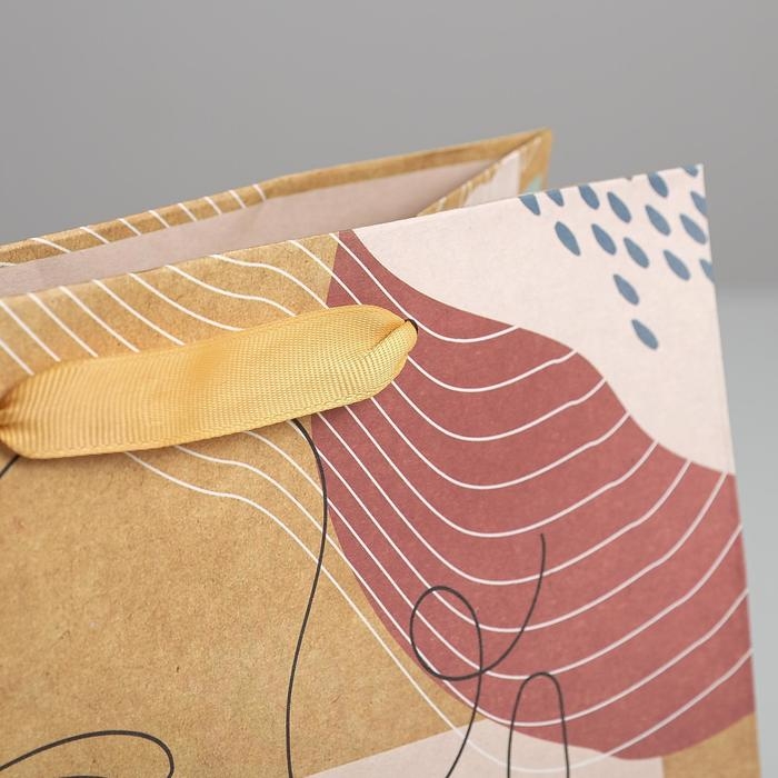 Пакет подарочный крафтовый квадратный, упаковка, «You are perfect», 22 х 22 х 11 см Пакет подарочный крафтовый квадратный, упаковка, «You are perfect», 22 х 22 х 11 см