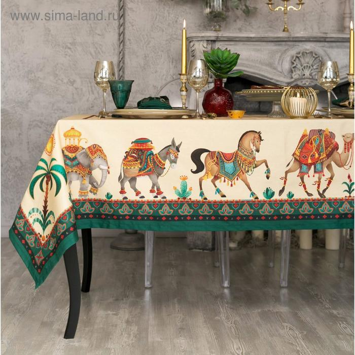 Набор столовый Этель &laquo;Нью-Дели&raquo;, скатерть 110х145+/-3см, салф. 40х40 см-4шт, 100% хлопок