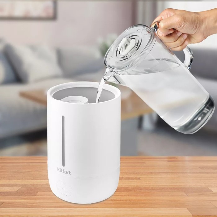 Увлажнитель воздуха Kitfort КТ-2832, ультразвуковой, 25 Вт, 4.5 л, 25 м2, белый Увлажнитель воздуха Kitfort КТ-2832, ультразвуковой, 25 Вт, 4.5 л, 25 м2, белый