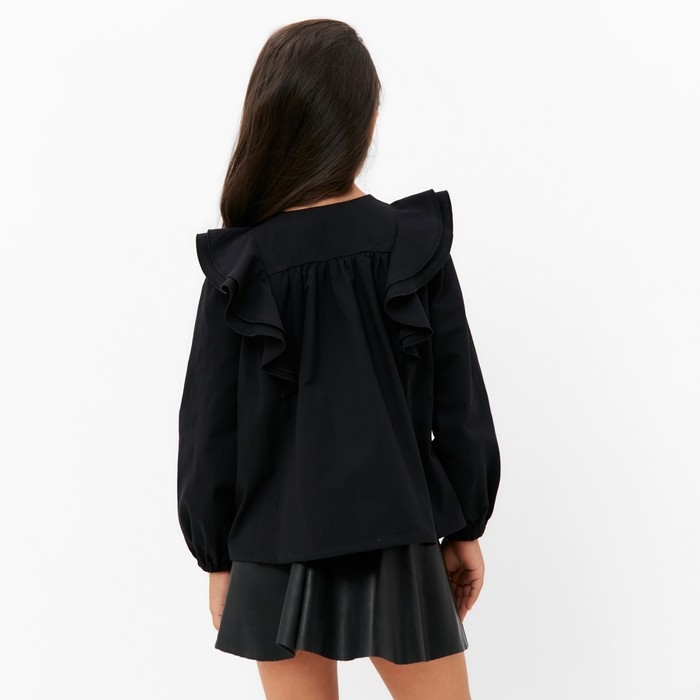 Рубашка детская KAFTAN, р. 36 (134-140), черный Рубашка детская KAFTAN, р. 36 (134-140), черный