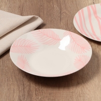 Глубокая тарелка керамическая &laquo;И пусть весь мир подождет&raquo;, 20.5 см, 550 мл