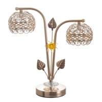 Настольная лампа "Брид" 2xG4 35Вт золото 30х12х31 см RISALUX Настольная лампа "Брид" 2xG4 35Вт золото 30х12х31 см RISALUX