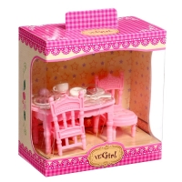 Набор мебели для кукол «Уют-2: обеденный стол» Набор мебели для кукол «Уют-2: обеденный стол»