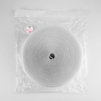 Липучка, 50 мм &times; 25 &plusmn; 1 м, цвет белый