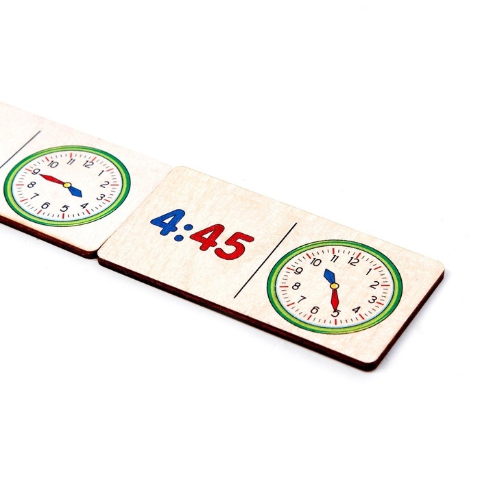 Домино, большое логическое &laquo;Который час?&raquo;