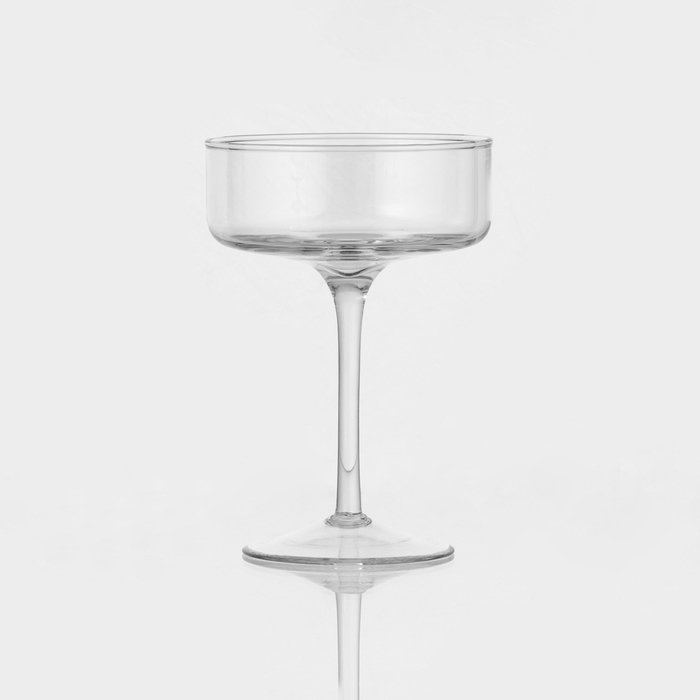 Набор бокалов для шампанского «Шик», стеклянный, 240 мл, 6 шт Набор бокалов для шампанского «Шик», стеклянный, 240 мл, 6 шт