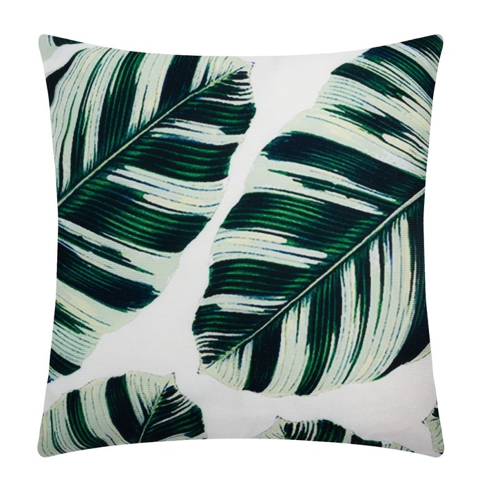 Наволочка декоративная Этель Тропики &laquo;Leaves&raquo; 40х40 см, велюр