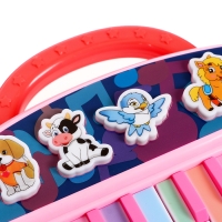 Пианино «Весёлые зверята», звук, цвет голубой Пианино «Весёлые зверята», звук, цвет голубой