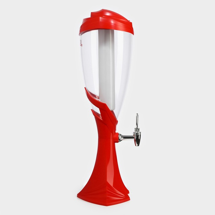 Башня пивная &laquo;Вавилон&raquo;, 3 л, цвет красный