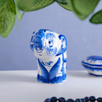 Сувенир &laquo;Слон Тоша&raquo;, 9х11 см, гжель