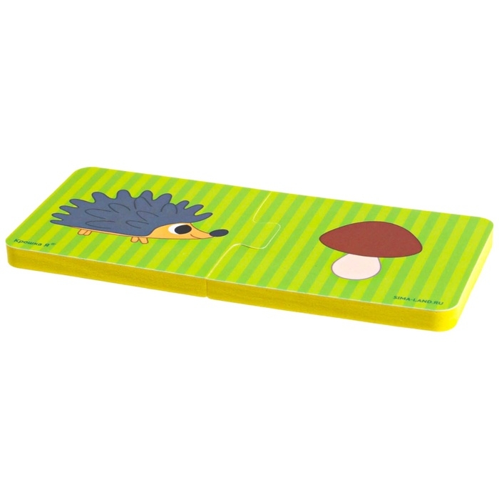 Мягкий пазл для малышей &laquo;Кто что ест?&raquo;, 5 пазлов, Крошка Я