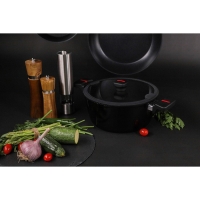 Мельница для специй Magistro Wooden, 5&times;16,5 см, керамический механизм, цвет коричневый