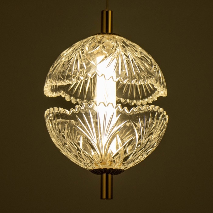 Светильник BayerLux "Айна" 8Вт LED золото 13,5х13,5х19см