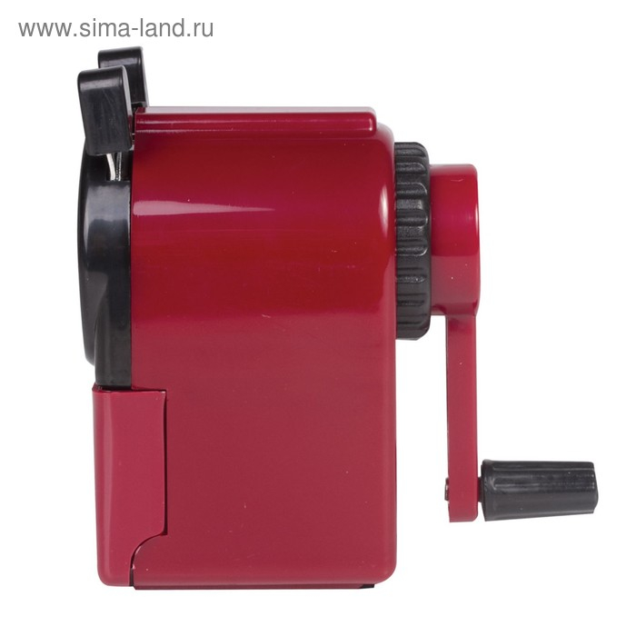 Точилка механическая BRAUBERG, чёрный/бордовый Точилка механическая BRAUBERG, чёрный/бордовый