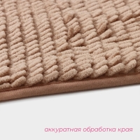 Коврик для дома Доляна «Букли длинные», 50×80 см, цвет бежевый, длина букли 2 см Коврик для дома Доляна «Букли длинные», 50×80 см, цвет бежевый, длина букли 2 см