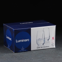 Набор высоких стеклянных стаканов «Сир де Коньяк», 350 мл, 6 шт Набор высоких стеклянных стаканов «Сир де Коньяк», 350 мл, 6 шт