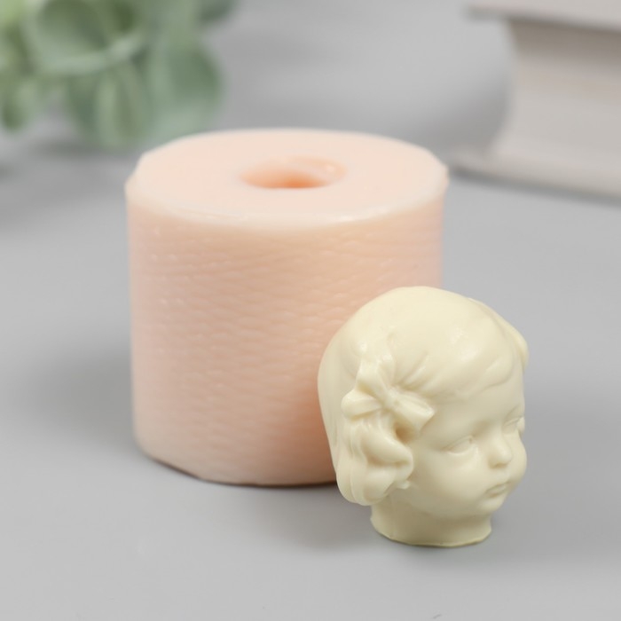 Молд силикон Молд силикон "Голова младенца" №16 3,5х2,7х3 см