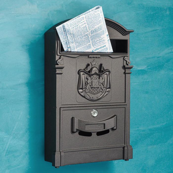 Ящик почтовый №4010, Черный Ящик почтовый №4010, Черный