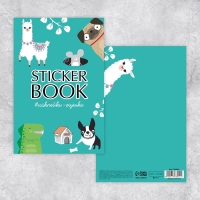 Наклейки детские в стикербуке &laquo;Оценки&raquo;, 8 листов, 12 х 18 см