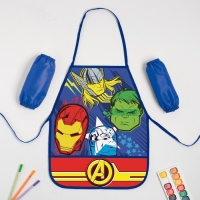 Фартук с нарукавниками детский «Команда Мстители», 49х39 см Фартук с нарукавниками детский «Команда Мстители», 49х39 см