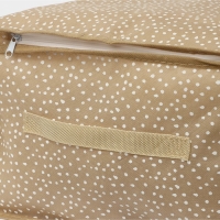 Кофр для хранения вещей Доляна Points, ПВХ окно, 45&times;30&times;20 см, цвет бежевый