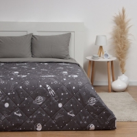 Покрывало Love Life 1,5 сп Space trip 150*210&plusmn;5 см, новосатин, 100% п/э