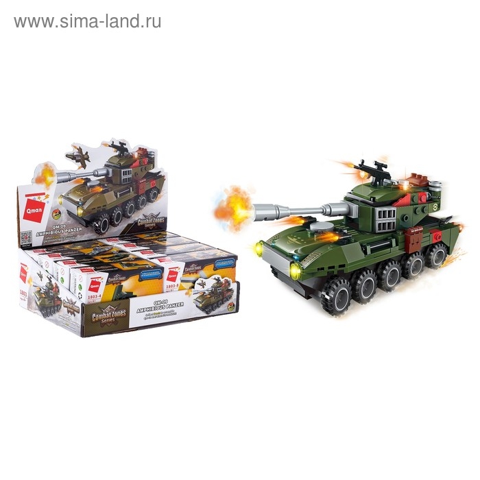 Конструктор Военные &laquo;Техника&raquo;, 38-62 детали, МИКС, 8 видов