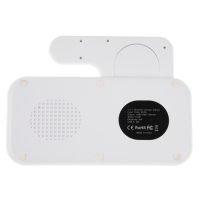 Беспроводное зарядное устройство 3 в 1 Y36, 15 W, складная, подсветка, USB, Type-C, белая Беспроводное зарядное устройство 3 в 1 Y36, 15 W, складная, подсветка, USB, Type-C, белая