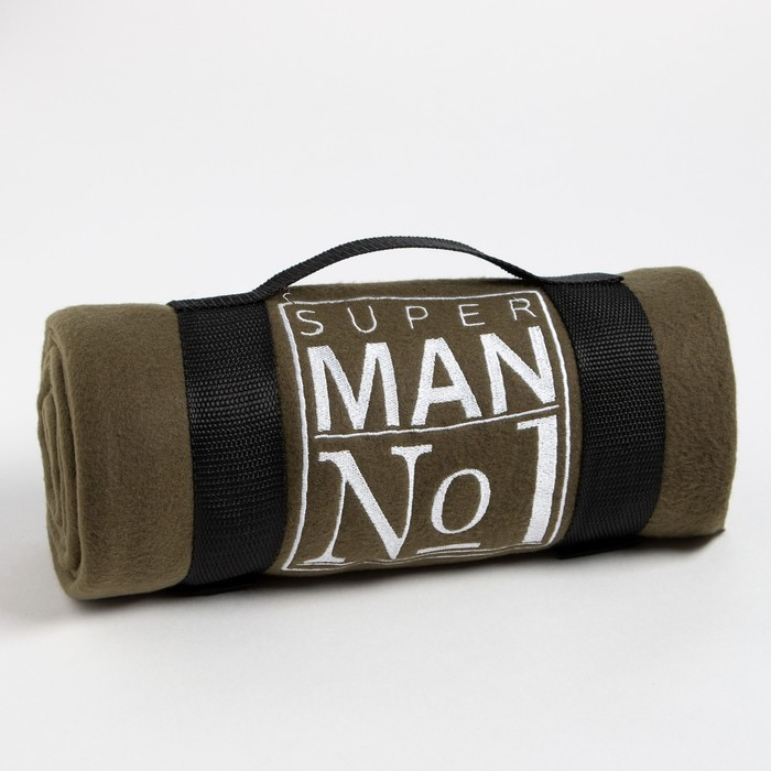 Плед Плед "Этель" Super man 130х150 см, 100% п/э, флис 160 гр/м2