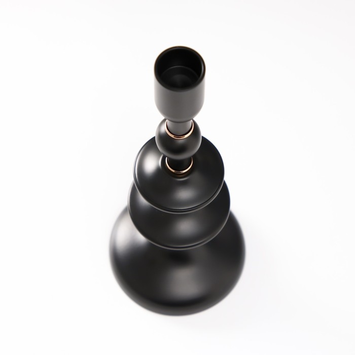 Подсвечник металл на 1 свечу d=2 см Подсвечник металл на 1 свечу d=2 см "Ирада" 9х9х24 см